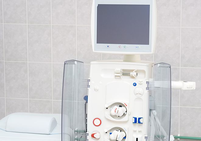 Schermi tattili per macchine per dialisi