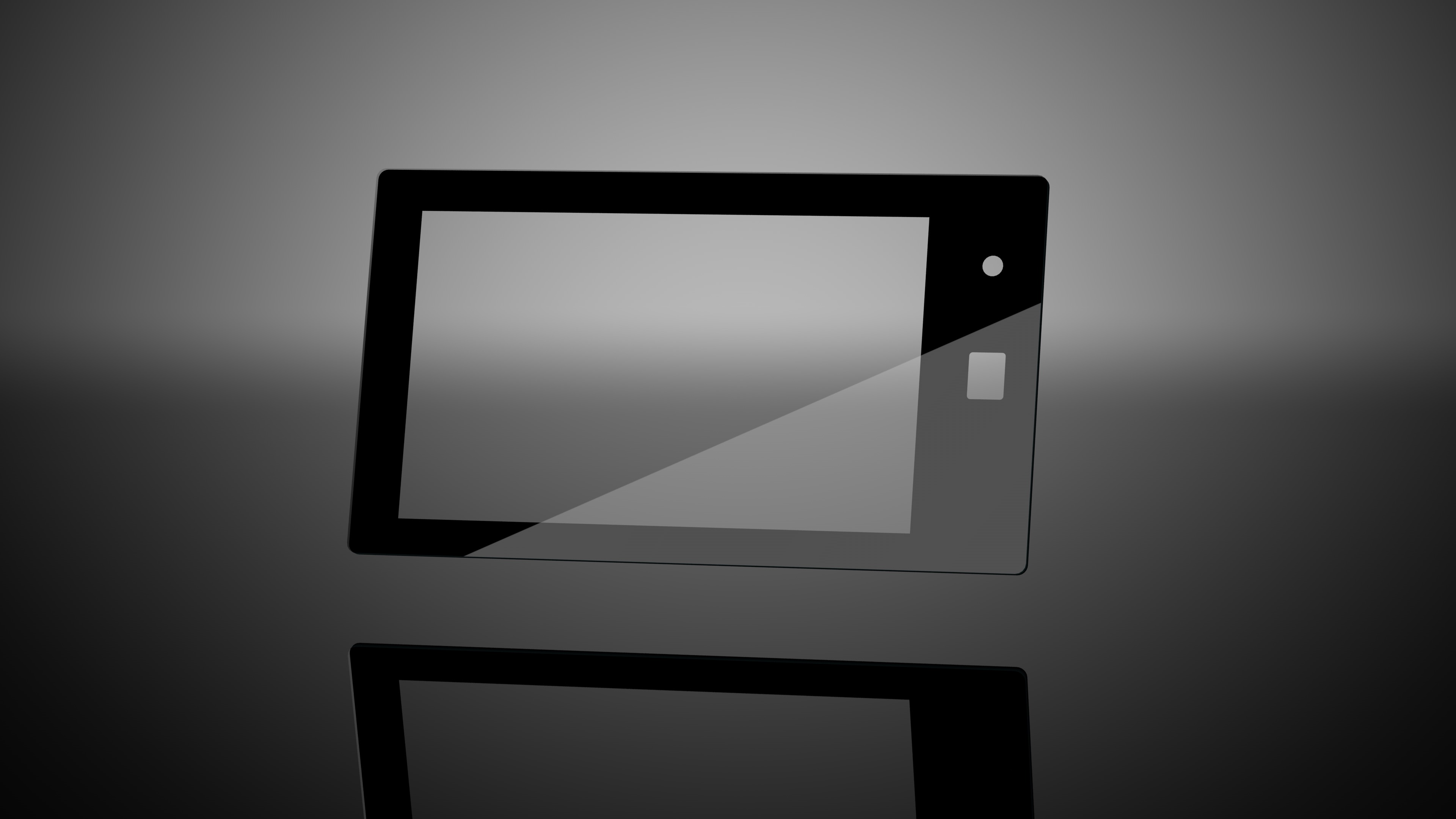 <deepl translate="no">Impactinator®</deepl> Glass - Ispis crnog tableta sa zaslonom