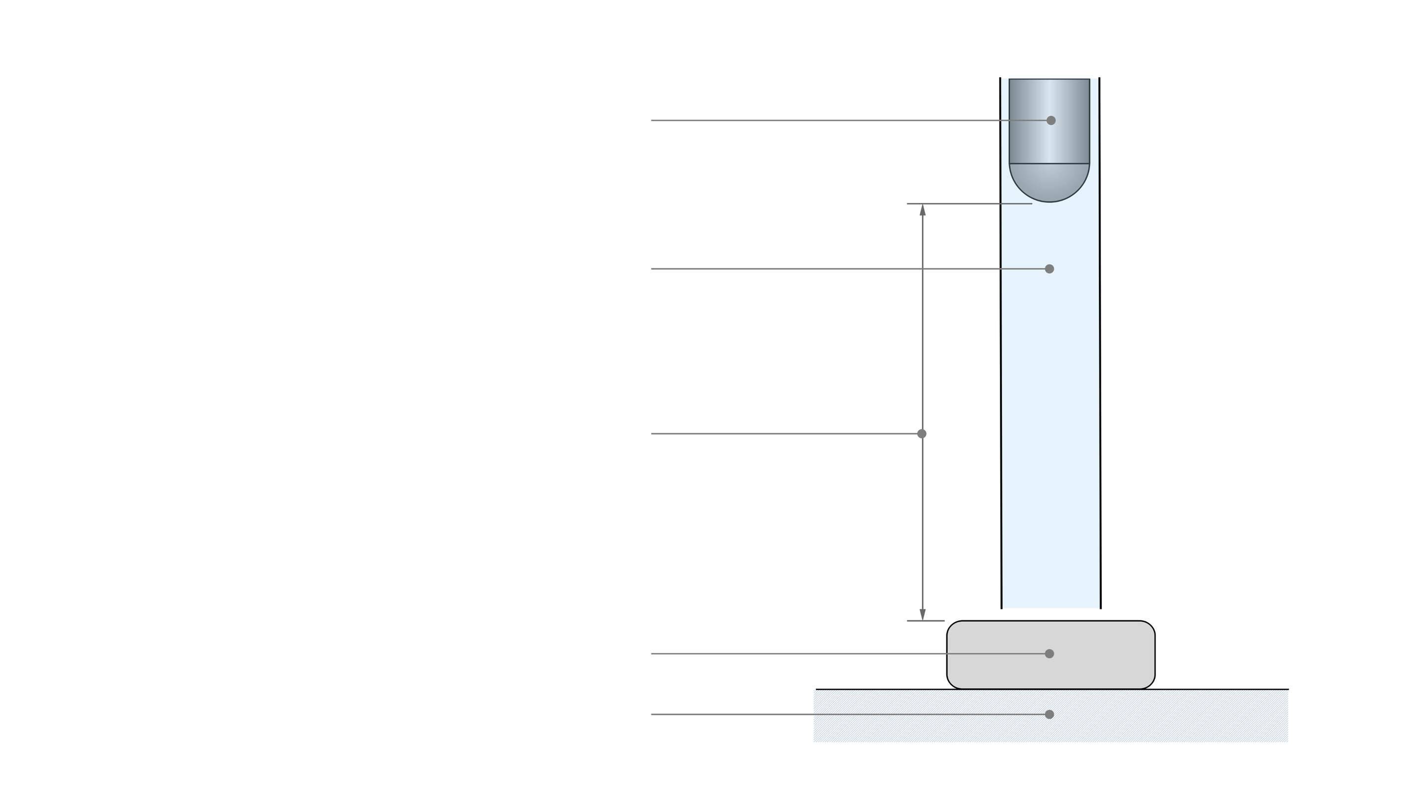 BS EN IEC 60068-2-75 - EN 60068-2-75 Testaufbau Freifallhammer một bản vẽ của một đường ống