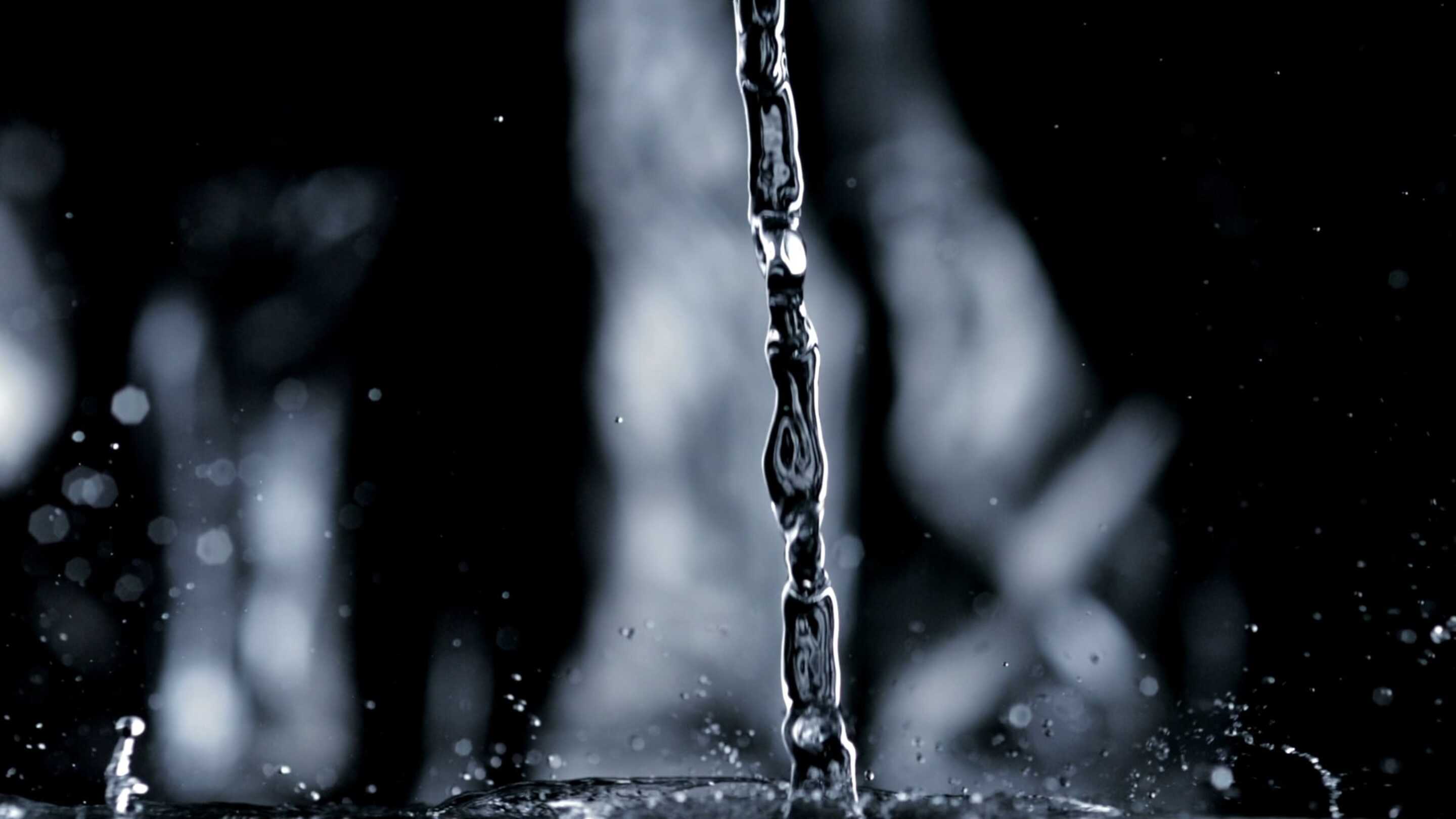 L'acqua non è un problema un primo piano dell'acqua